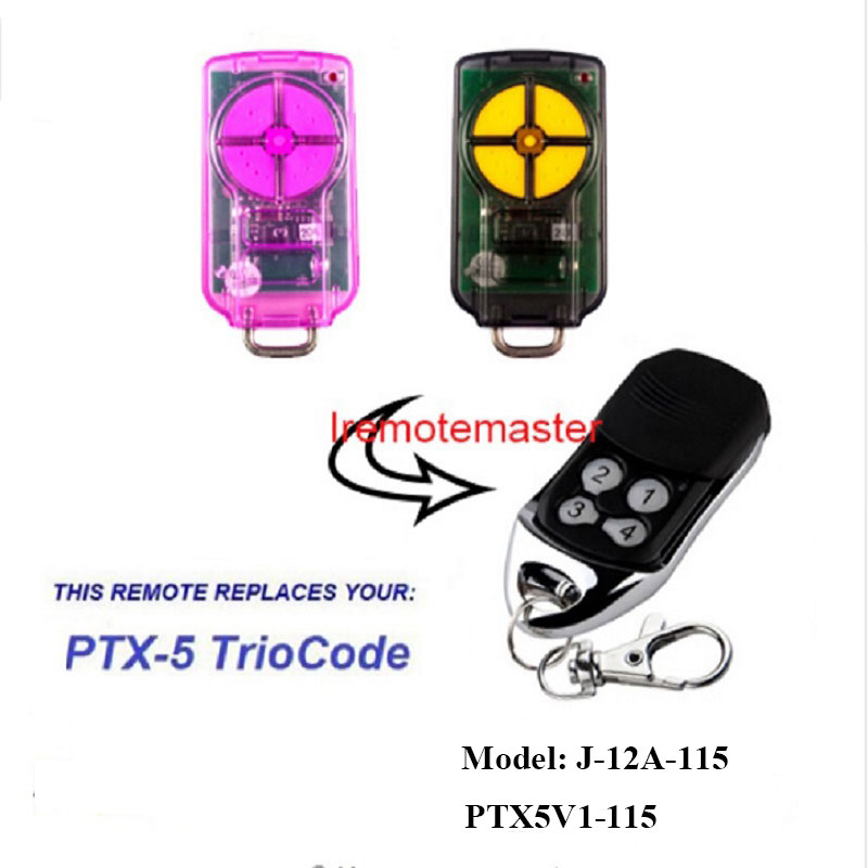 PTX5 V1 TrioCode Gate Remote Door Replacement 433.92MHz رولنگ کوڈ کے لیے